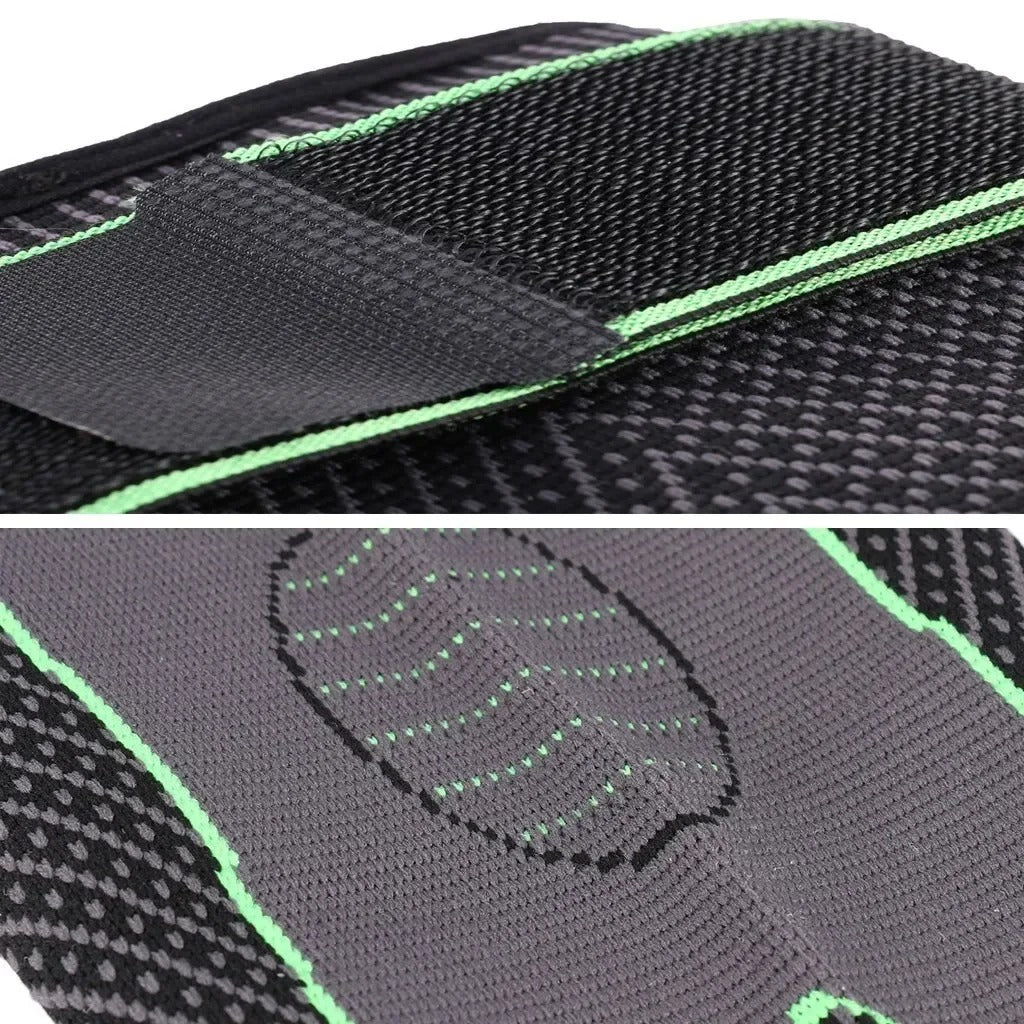 Compression Knee Pads Support Lengthen Stripe Sport Sleeve Protector Elastic Long Warm Kneepad Brace Volleyball Running 1pc