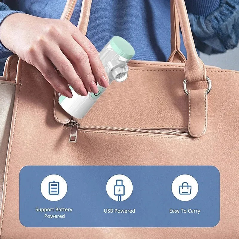 Portable Mesh Nebulizer for Adult Child Medical Handheld Humidifier Silent Nebulizador Inhaler Humidifier Inhalator Atomizer
